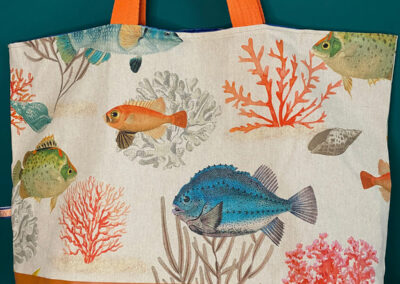 Tasche Fisch Orange