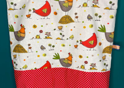 Wendetasche Huhn Rot