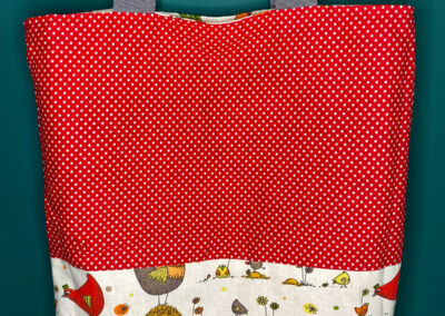 Wendetasche Rot Huhn