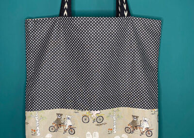 Wendetasche Schwarz Tandem